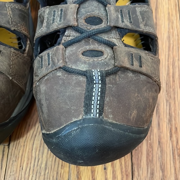 KEEN UTILITY ATLANTA II Work Shoe Sandal Steel Toe brown men’s size 10.5D - Picture 7 of 12